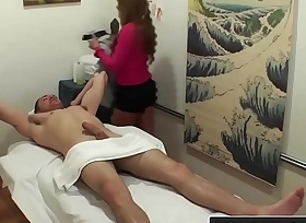 Asain masseur (Mia Lelani) Gives boost rubs and rides cock - Reality Kings