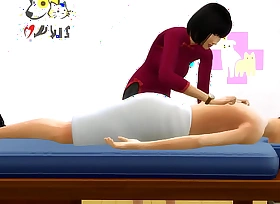 Asian Mam Massages Her Virgin Son Who Turns Into Coition To Help Him To See What It's Like To Essay Coition With A Woman