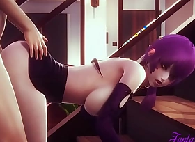 LOL KDA Hentai - Evelyn Hard sex - Leage of Olympian Japanese manga anime porn
